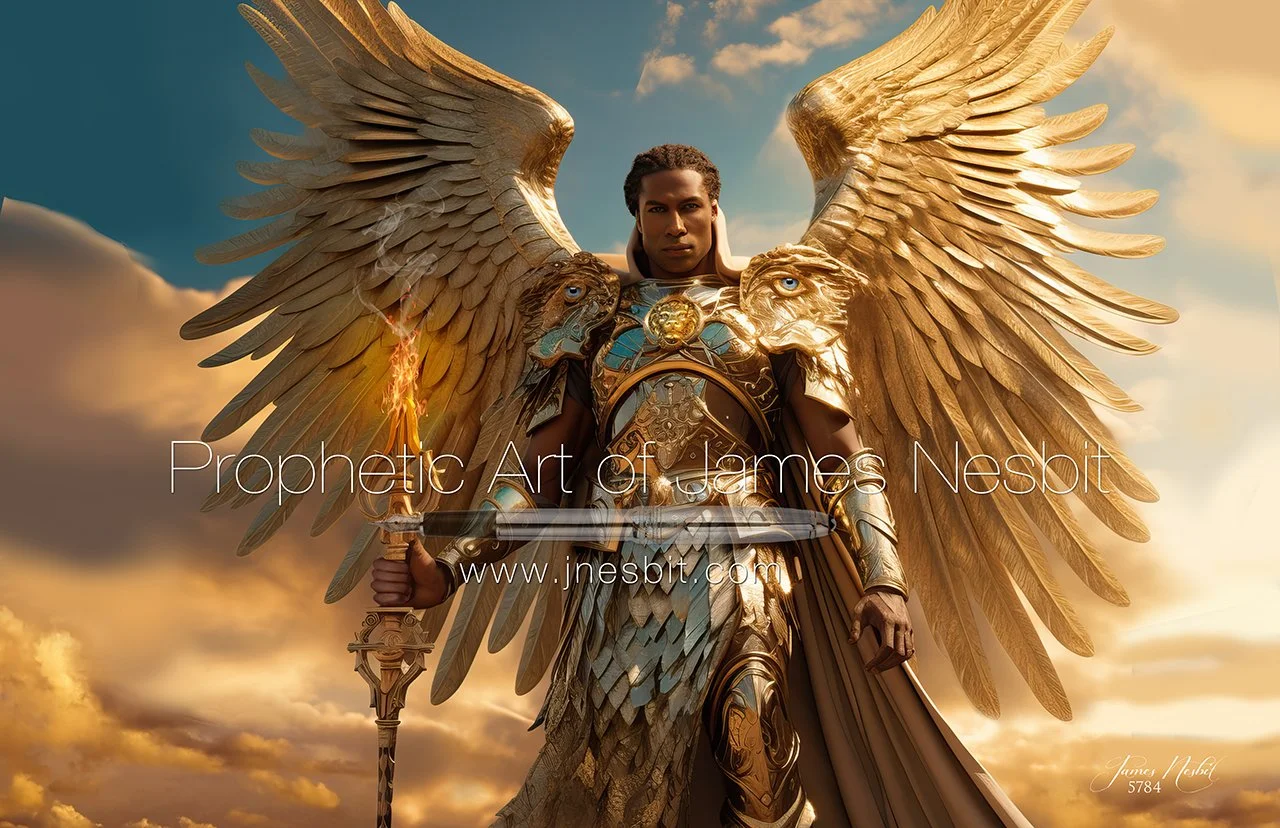 Angelic Watcher — Prophetic Art of James Nesbit